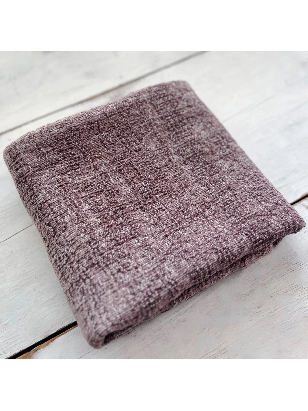 1 Pottery Barn JOURNEY Lumbar CHENILLE Linen Pillow Cover Plum - Fig 16 x 26 in
